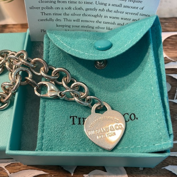 💙RTT Heart Tag Bracelet Sterling Silver excellent💙 - Picture 7 of 11